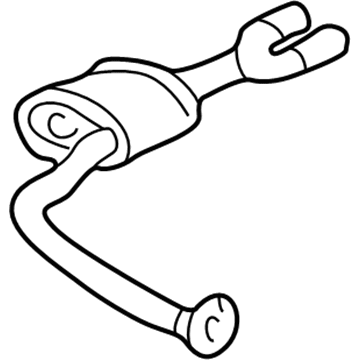 Chevy 22652358 Muffler