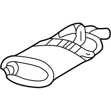 Chevy 22652357 Muffler