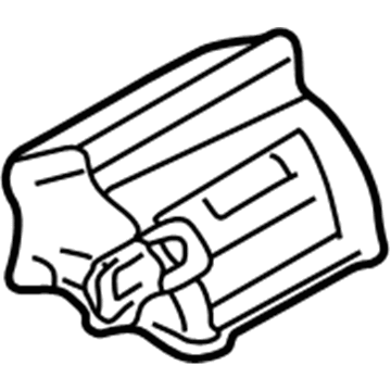 GM 52481650 Air Inlet 52481650 GM Air Inlet Illustration 1 of 1