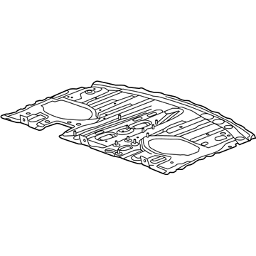 Cadillac 23478675 Package Tray Panel