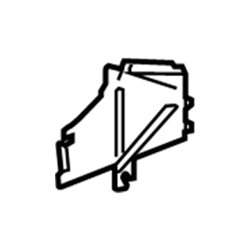 GM 88986535 Air Baffle 88986535 GM Air Baffle Illustration 1 of 1