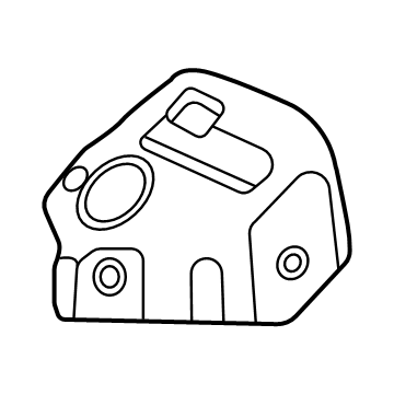 55496836 GM Converter Shield Illustration 1 of 1