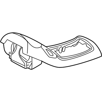 GM 10423859 Cup Holder, Red 10423859 GM Cup Holder, Red Illustration 1 of 1