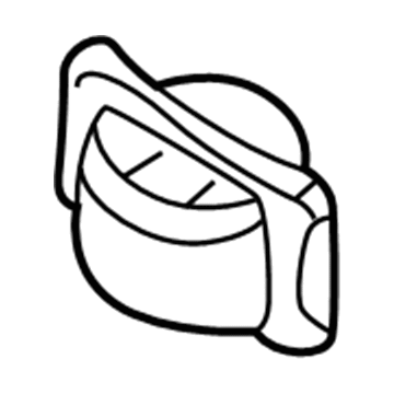 GM 22624660 Ashtray, Dark Gray 22624660 GM Ashtray, Dark Gray Illustration 1 of 1