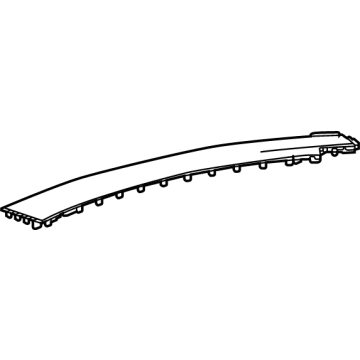 GM 84570836 Extension Panel, Jet Black 84570836 GM Extension Panel, Jet Black Illustration 1 of 1