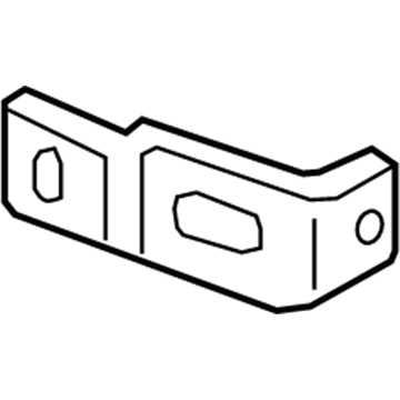 GM 23127425 Headlamp Assembly Lower Bracket, Passenger Side 23127425 GM Headlamp Assembly Lower Bracket, Passenger Side Illustration 1 of 1