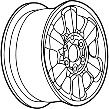 Oldsmobile 9593399 Wheel, Alloy