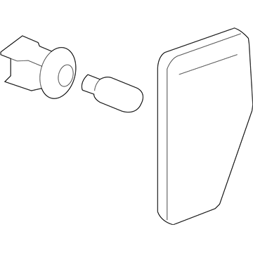 GM 15873638 Side Marker Lamp, Driver Side 15873638 GM Side Marker Lamp, Driver Side Illustration 1 of 1