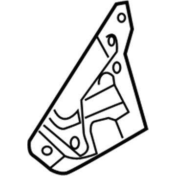 20802742 GM Fender Rear Bracket, Front Driver Side Illustration 1 of 1