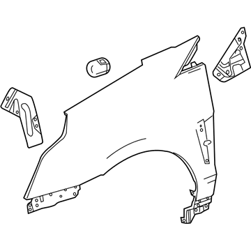 Cadillac Fender - 22860723