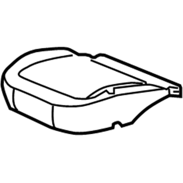 GM 89045039 Seat Cushion Pad 89045039 GM Seat Cushion Pad Illustration 1 of 1