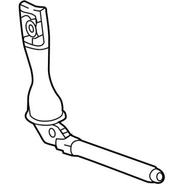 19368319 GM Tensioner, Jet Black, Passenger Side Illustration 1 of 1