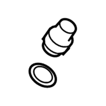 GM 12584043 Oil Filler Tube 12584043 GM Oil Filler Tube Illustration 1 of 1