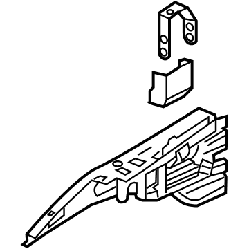 GM 84282941 Upper Rail Assembly, Front Driver Side 84282941 GM Upper Rail Assembly, Front Driver Side Illustration 1 of 1
