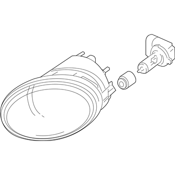 Pontiac 92119489 Fog Lamp Assembly