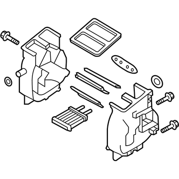 Pontiac 96930889 Heater Assembly