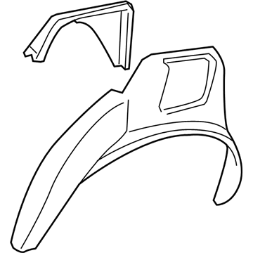 Pontiac 12529882 Outer Wheelhouse