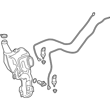 Cadillac XT5 Windshield Washer Fluid Reservoir - 86506880