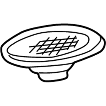 Buick 25659139 Package Tray Speaker