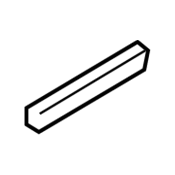 GM 23345375 Lower Weatherstrip, Passenger Side 23345375 GM Lower Weatherstrip, Passenger Side Illustration 1 of 1