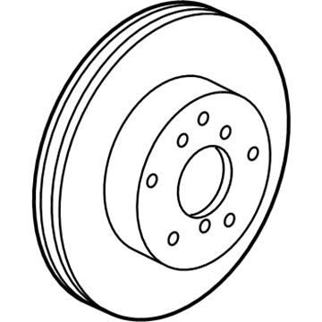 Pontiac Vibe Brake Rotor - 19205637