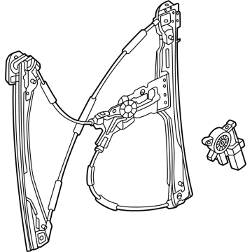 Chevy Silverado EV Window Regulator - 86552045
