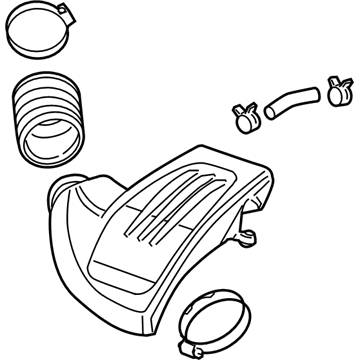 GM 25808955 Outlet Duct 25808955 GM Outlet Duct Illustration 1 of 1