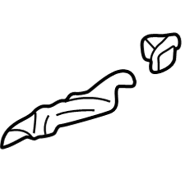 15229854 GM Handle, Outside, Passenger Side Illustration 1 of 1