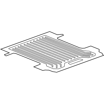 GM 84050999 Mat, Black 84050999 GM Mat, Black Illustration 1 of 1