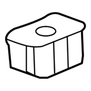 Chevy 11547582 Bumper Bracket Retainer Nut