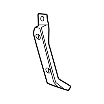 GM 26432107 Bracket, Rear Compartment Trim 26432107 GM Bracket, Rear Compartment Trim Illustration 1 of 1
