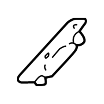 GM 22601058 Hinge Bracket, Rear Passenger Side 22601058 GM Hinge Bracket, Rear Passenger Side Illustration 1 of 1