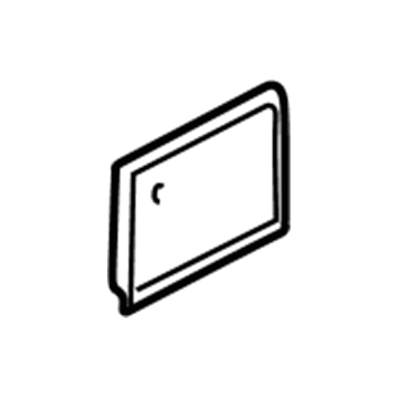 GM 22623818 Striker Reinforcement, Rear 22623818 GM Striker Reinforcement, Rear Illustration 1 of 1