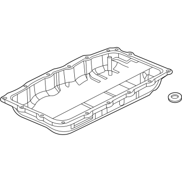GM 24294924 Oil Pan 24294924 GM Oil Pan Illustration 1 of 1