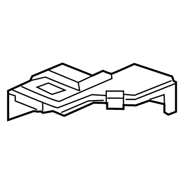 GM 84922664 Fuse Box Cover 84922664 GM Fuse Box Cover Illustration 1 of 1