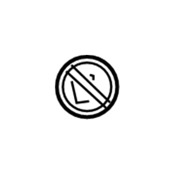 GM 10426427 Warning Label 10426427 GM Warning Label Illustration 1 of 1