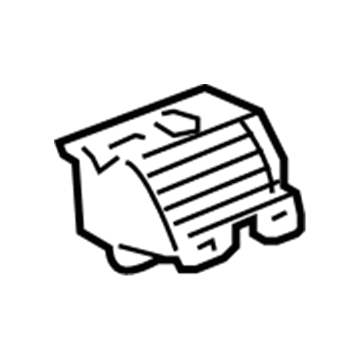GM 22723479 Air Outlet, Passenger Side 22723479 GM Air Outlet, Passenger Side Illustration 1 of 1