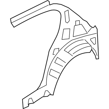 Saturn 13243526 Inner Quarter Panel
