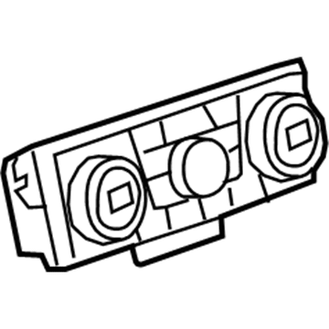 GM 23251328 Heater Control 23251328 GM Heater Control Illustration 1 of 1