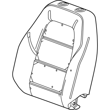 Chevy 26459458 Seat Back Pad