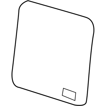 GM 19178809 Fixed Glass 19178809 GM Fixed Glass Illustration 1 of 1
