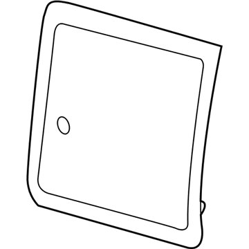 GM 25751989 Moveable Glass 25751989 GM Moveable Glass Illustration 1 of 1