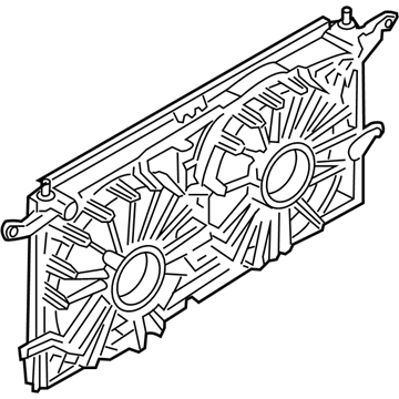 GM 10327420 Fan Shroud 10327420 GM Fan Shroud Illustration 1 of 1