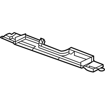 GM 84147801 Air Deflector 84147801 GM Air Deflector Illustration 1 of 1