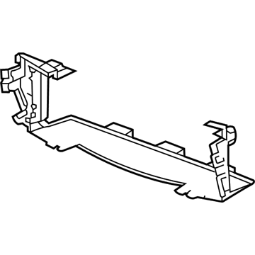 84447967 GM Lower Baffle, Front Illustration 1 of 1