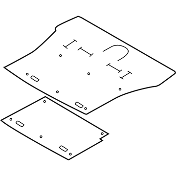 Chevy 96483244 Spare Tire Panel