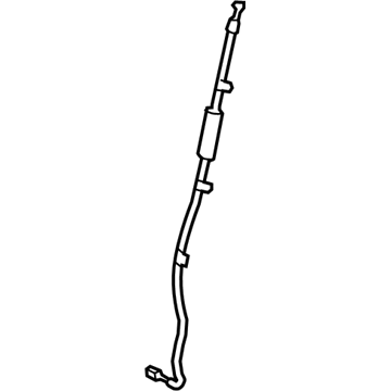 GM 13520570 Pull Strap, Rear 13520570 GM Pull Strap, Rear Illustration 1 of 1