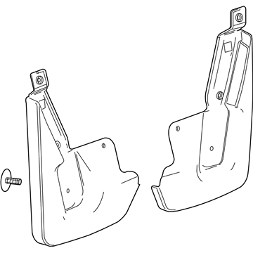 Chevy Suburban Mud Flaps - 23228521