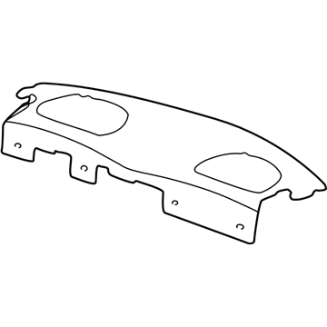 GM 22616735 Package Tray, Gray, Rear 22616735 GM Package Tray, Gray, Rear Illustration 1 of 1