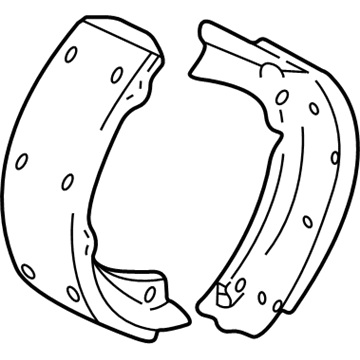 Chevy Brake Shoe Set - 19152686